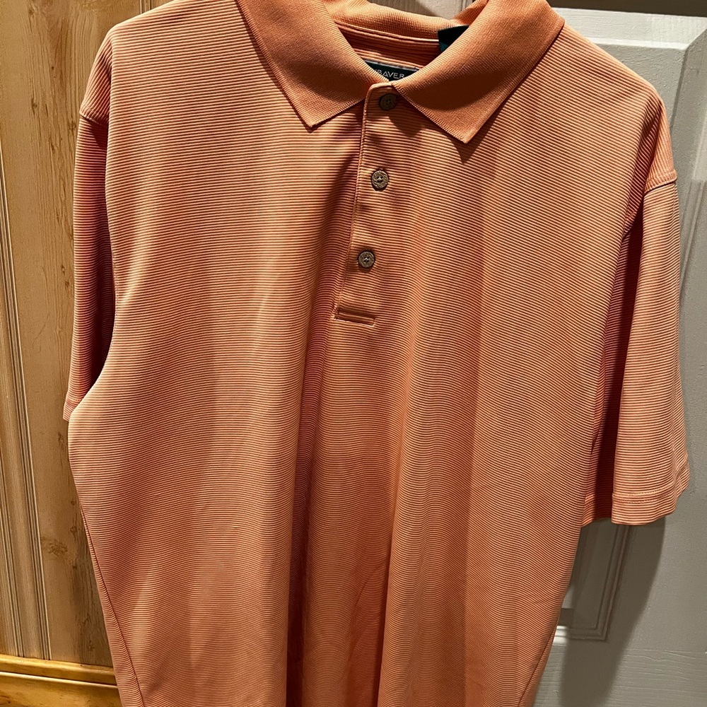 Cubavera Orange Polo Shirt